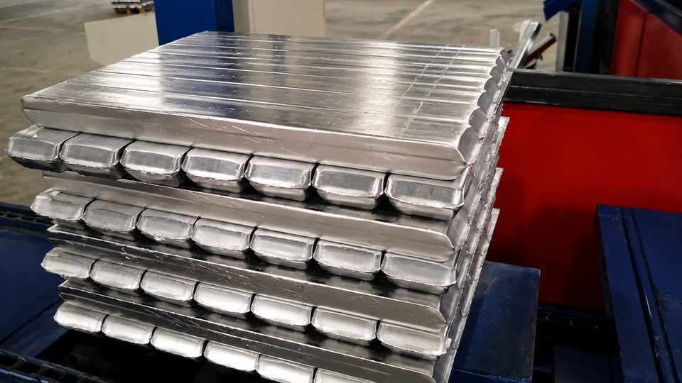 Finished lead ingots